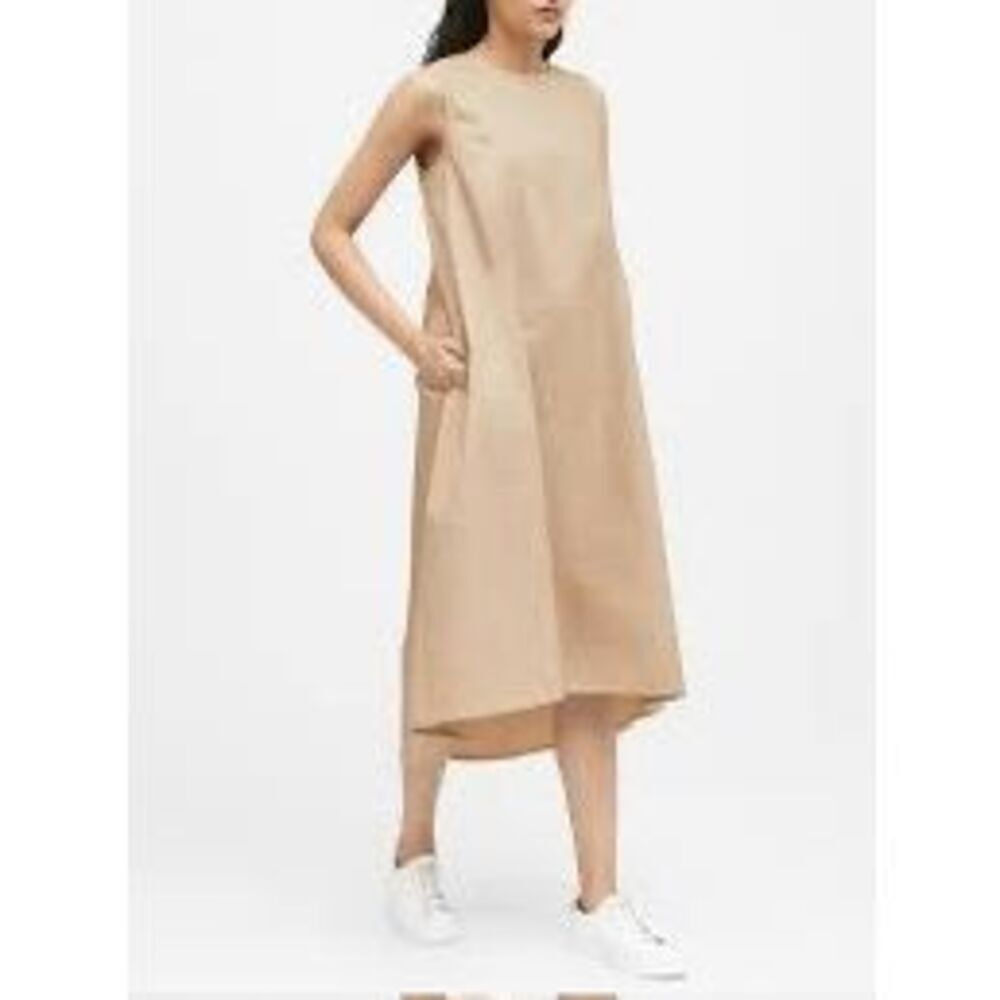 Banana Republic Tan Midi Dress.. READY FOR SPRING AND SUMMER???